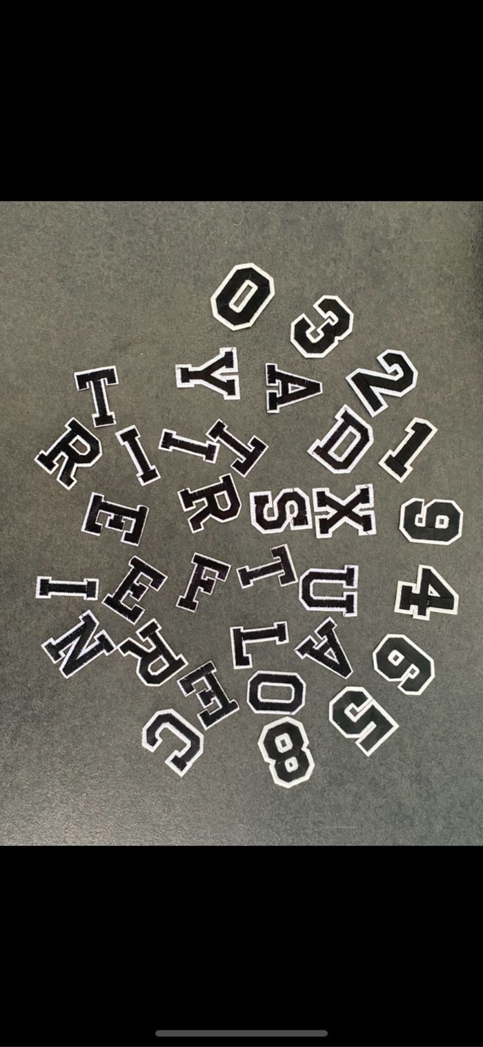 Lettres thermo collante - photo numéro 2