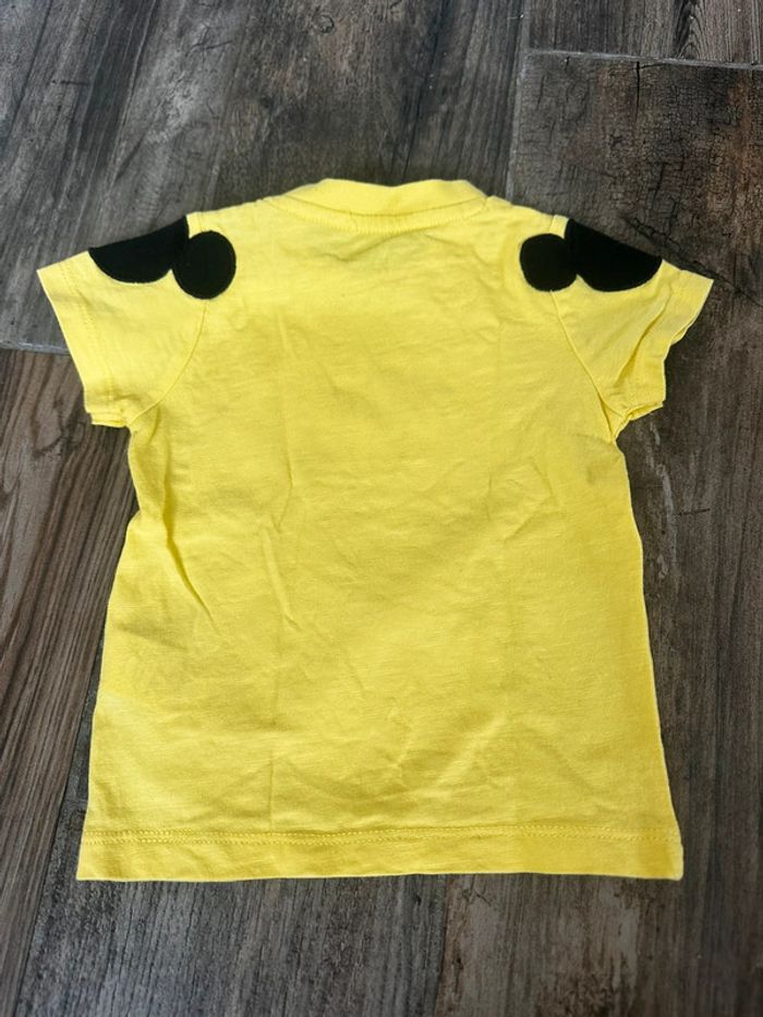 T-shirt Mickey Jaune - photo numéro 3