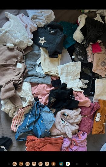 Lot vêtements fille automne hiver 9-12mois