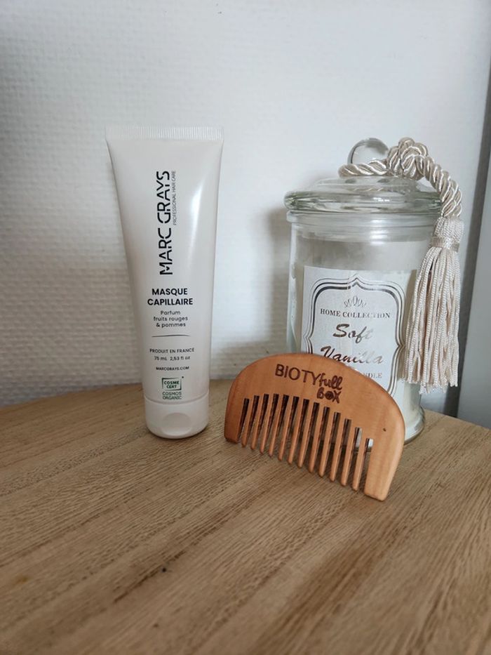 🌺Masque capillaire nourrissant fruits rouge et pomme Marc Grays🌺