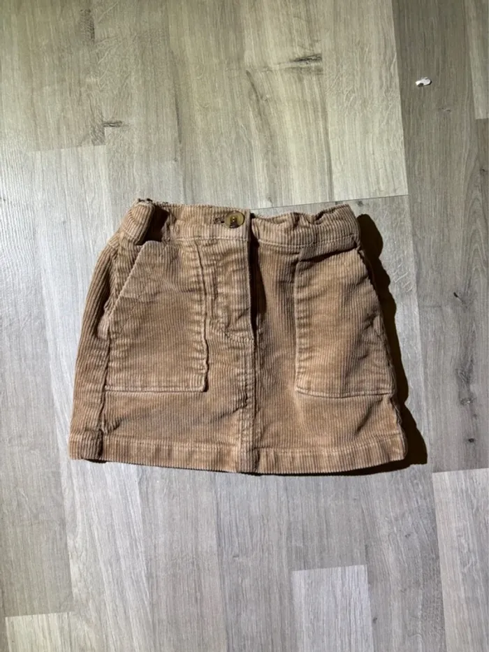 Jupe velours marron H&M