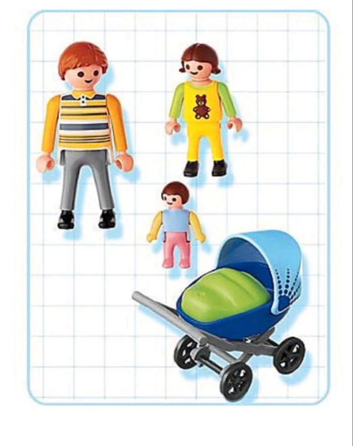Lot Playmobil Papa&enfant et landau n°4408 - photo numéro 5
