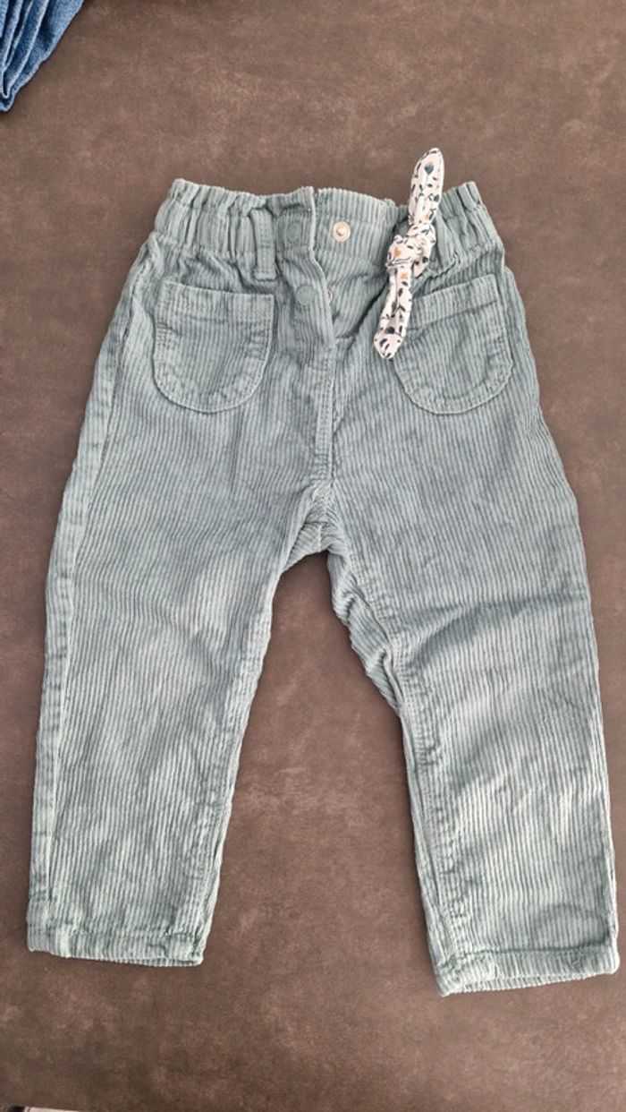 Pantalon velours