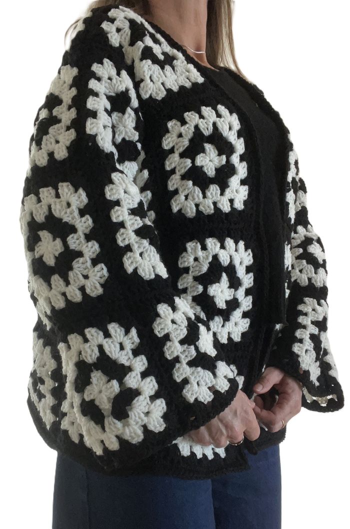 veste crochet granny fait main - photo numéro 2