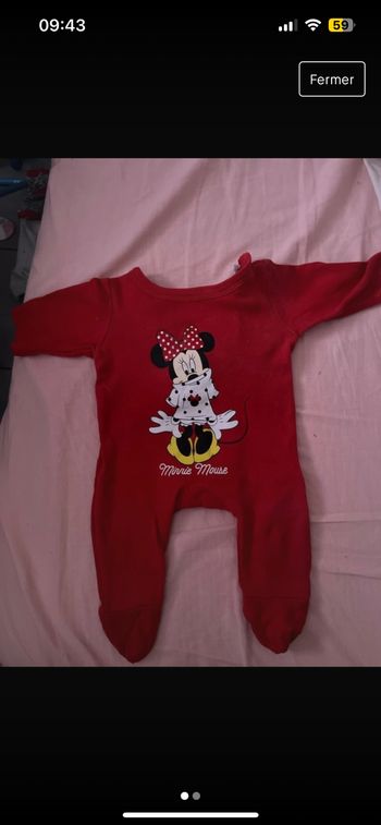 Pyjamas Minnie naissance