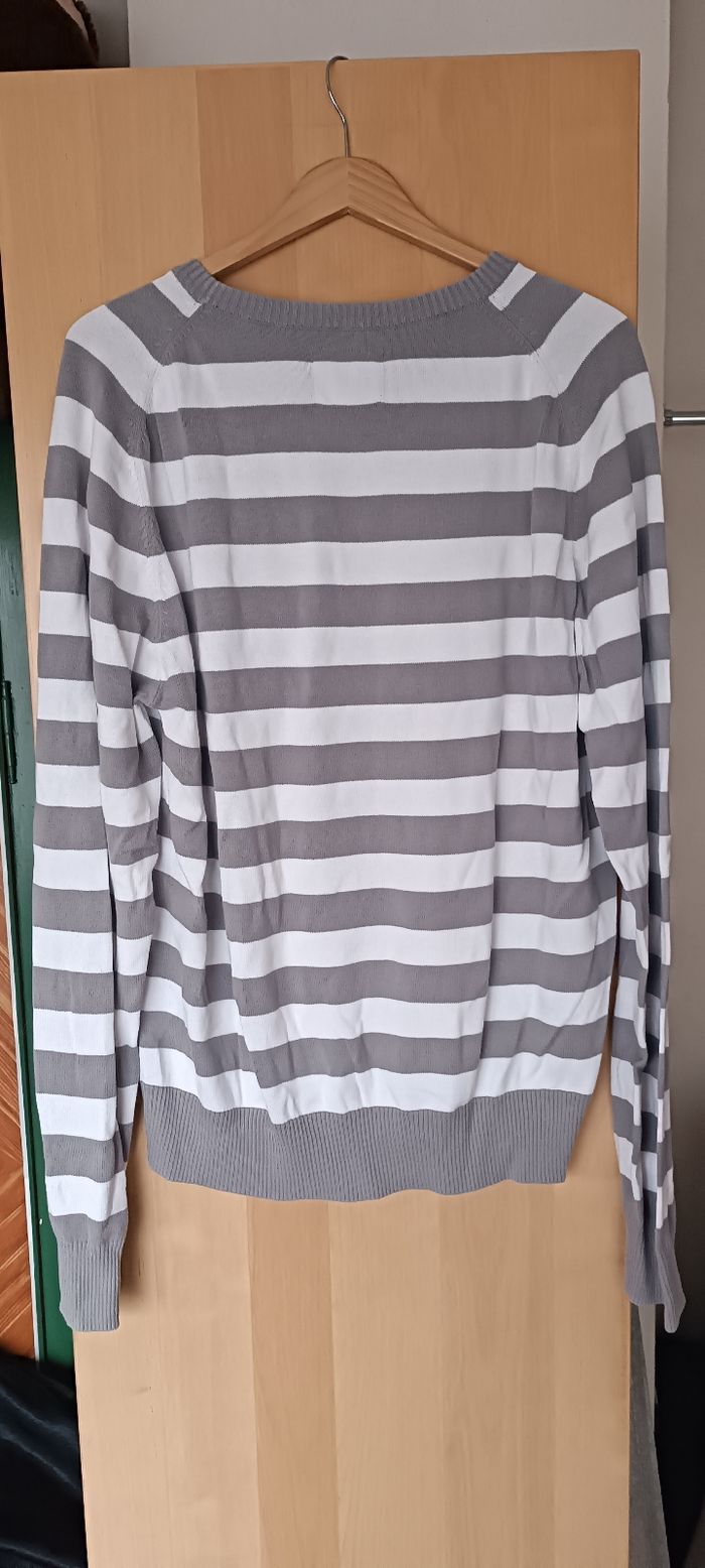 Pullover rayé * logg * L - photo numéro 4