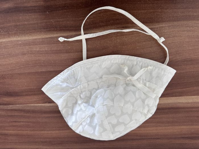 Chapeau pour bebe blanc 5-6 mois - bapteme ou occasions - sterntaler - photo numéro 2
