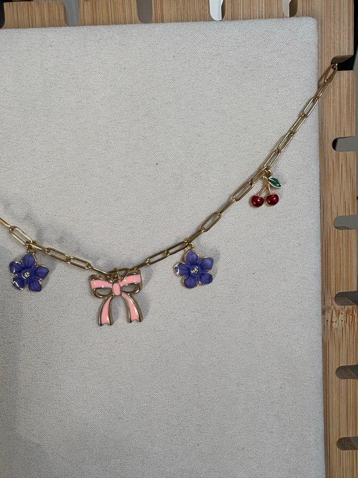 Collier breloque acier inoxydable - photo numéro 2