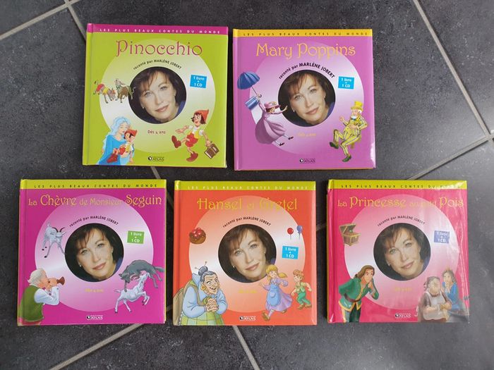 Lot de 5 livres + CD