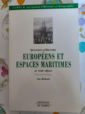 Européens et espaces maritimes au 18e siècle