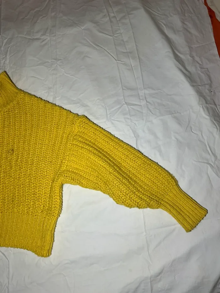 Pull jaune vintage - photo numéro 2