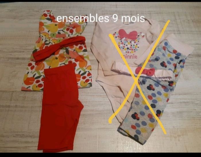 Lot fille 9 mois