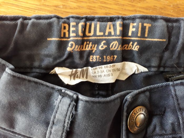 Jean Regular H et M bleu 2-3 ans - photo numéro 3