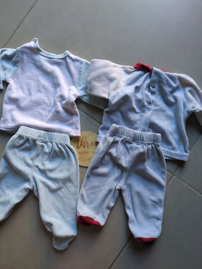Lot de 2 pyjamas polaires 3 mois - photo numéro 6