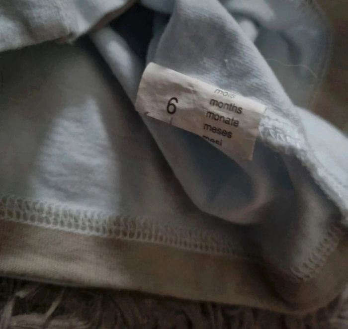 Ensemble gris bleu clair 6mois - photo numéro 10
