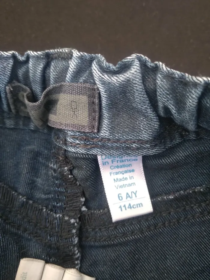 Lot de 2 Jeans Fille 6 Ans - photo numéro 4