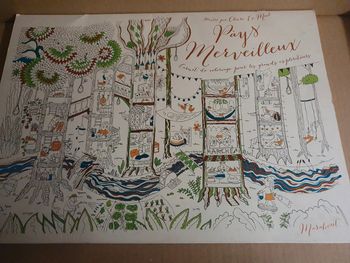 Coloriage "Pays merveilleux"