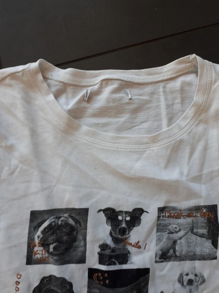 Lot de 2 tee-shirt manches longues chiens Gémo  12 ans - photo numéro 6