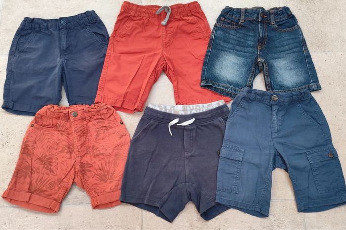 Lot de 6 shorts garçon 6/8 ans