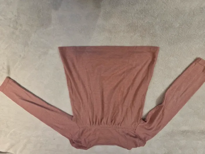 Haut manches longues vieux rose - photo numéro 4