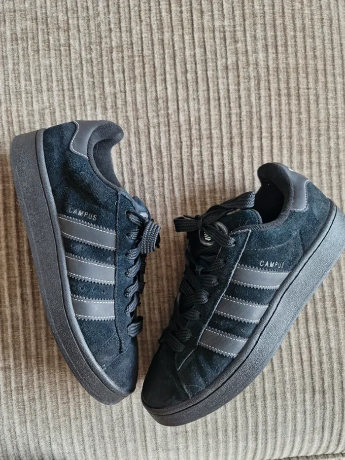 Adidas basckets Campus noires 43,1/3