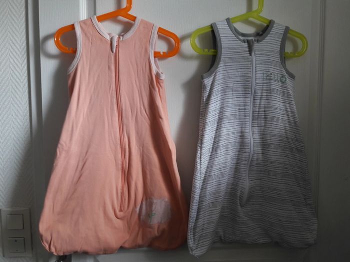 Lot 2 gigoteuses coton Lupilu 0/6m