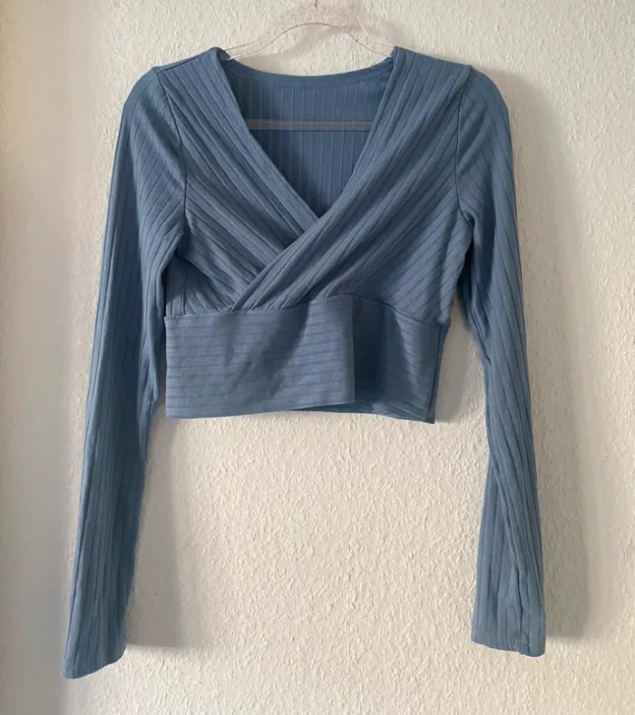 Cache cœur crop top