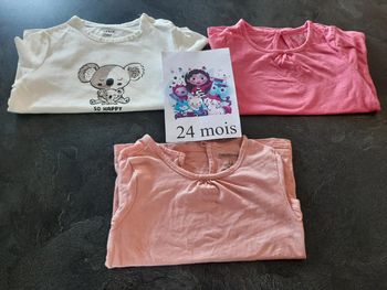 Lot de maillots manches courtes