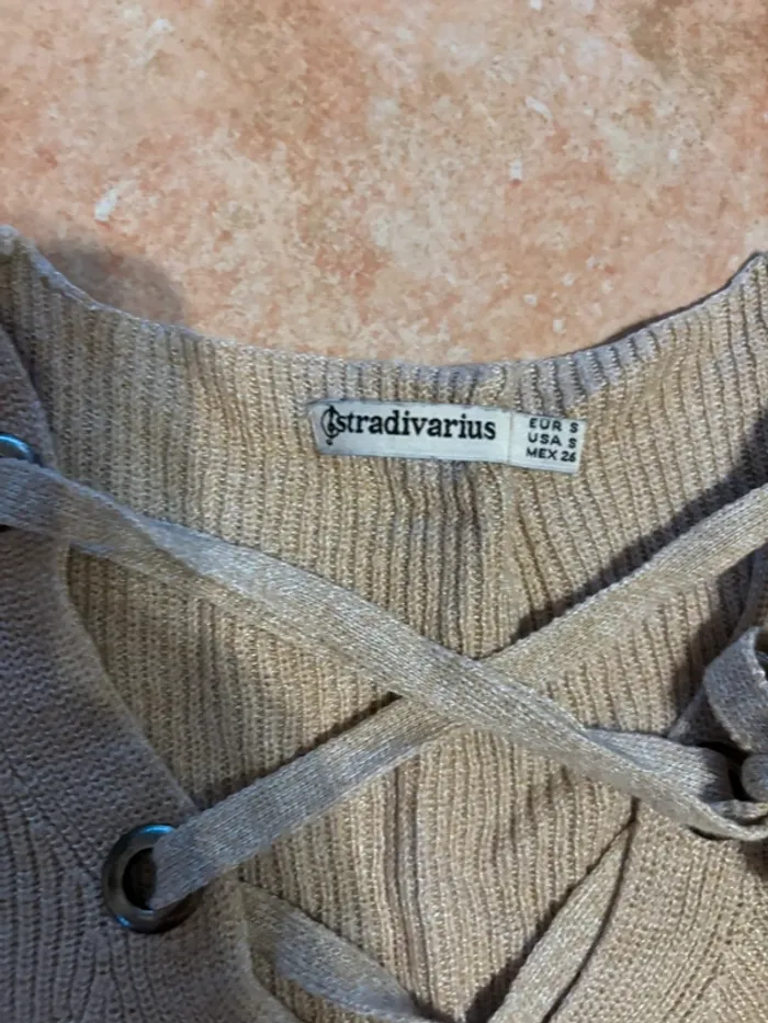 Pull stradivarius beige - photo numéro 2