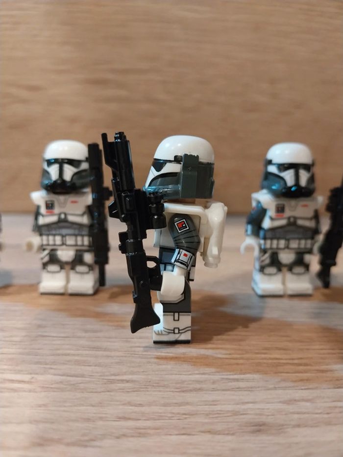 Figurines type lego 4 impérial stormtroopers star wars - photo numéro 3