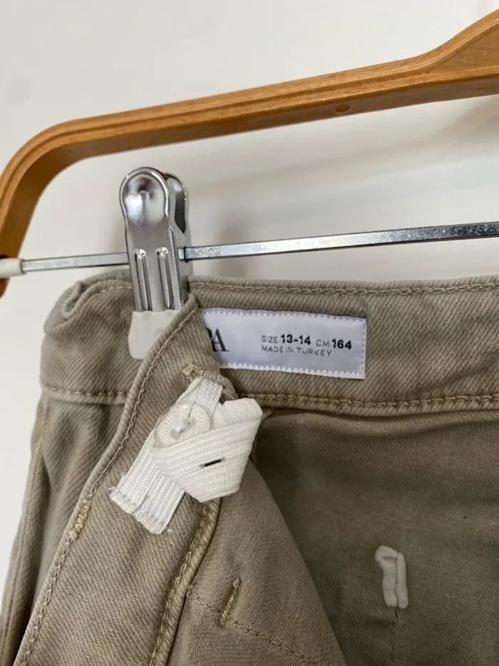 Jean Zara Beige 13-14 ans - photo numéro 3