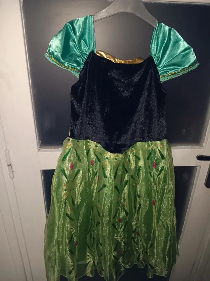 Robe de princesse Anna 8/10 ans La Reine des Neiges enfant - photo numéro 4