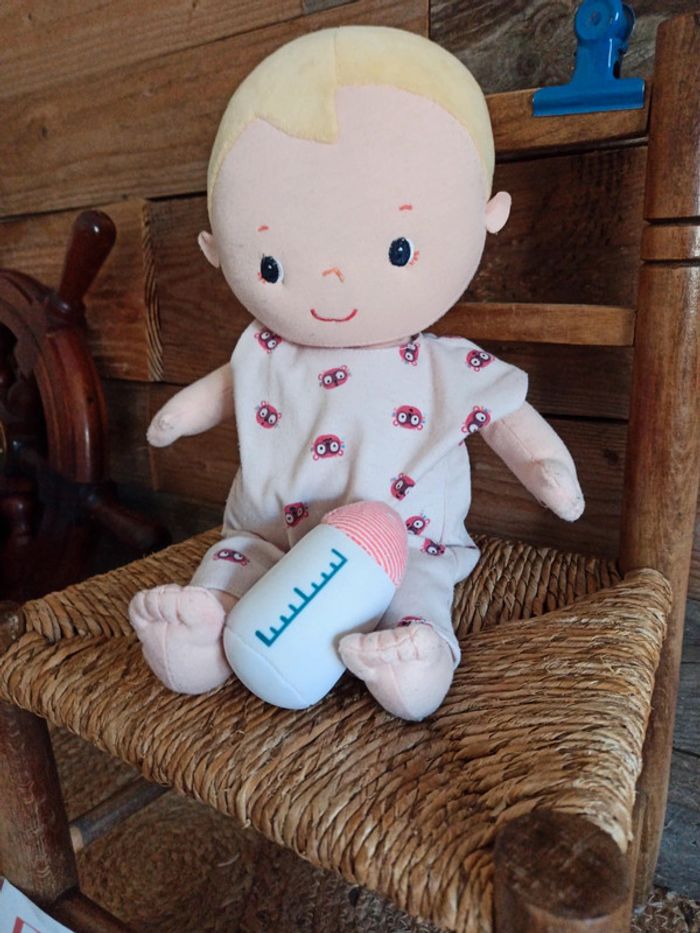 Peluche bébé les lilliputiens Lou tbe - photo numéro 3