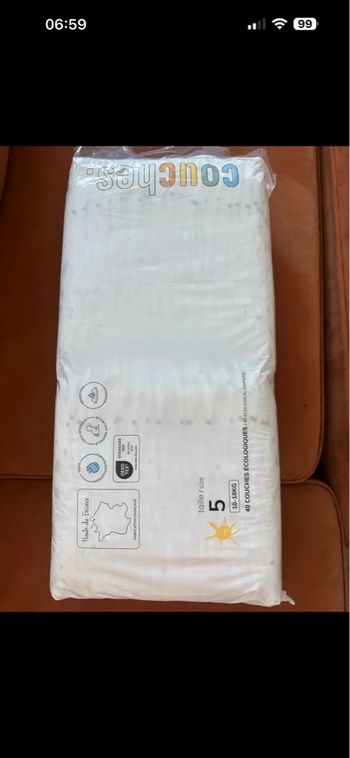 Couches La marque en moins taille 5 