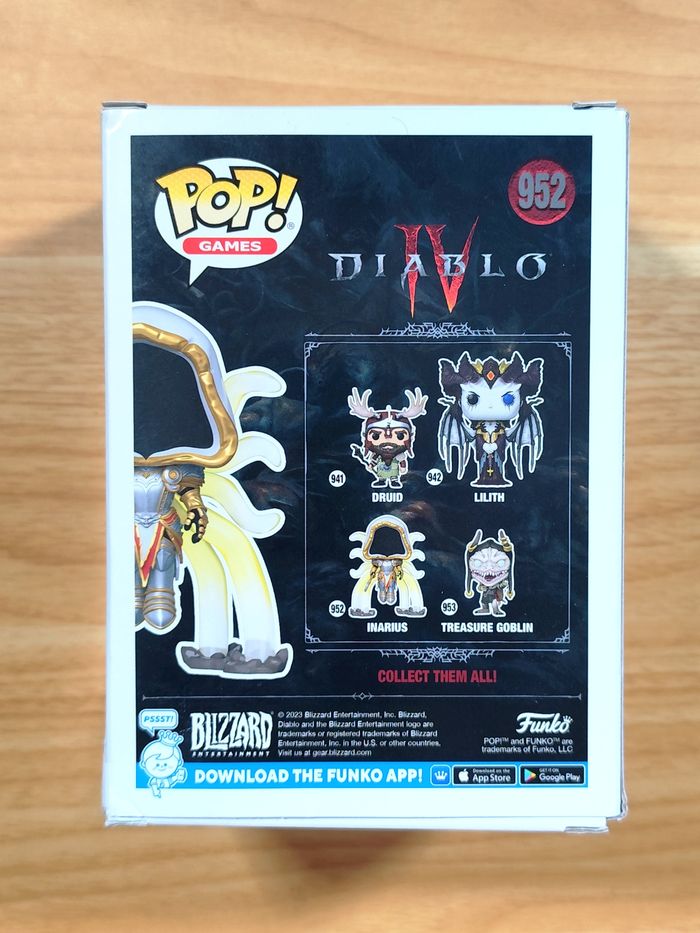 Funko Pop! Inarius 952 - Diablo IV Jeux Vidéo - photo numéro 3