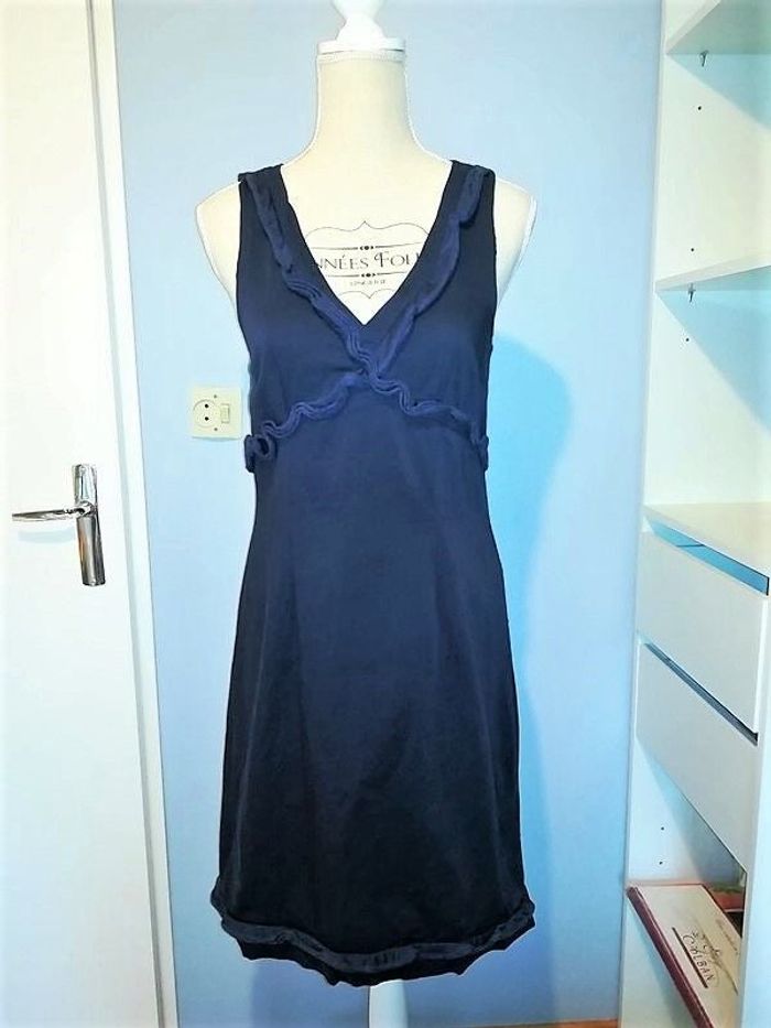 Robe Vero Moda avec volants, décolleté en V, taille 38, Neuve avec étiquette