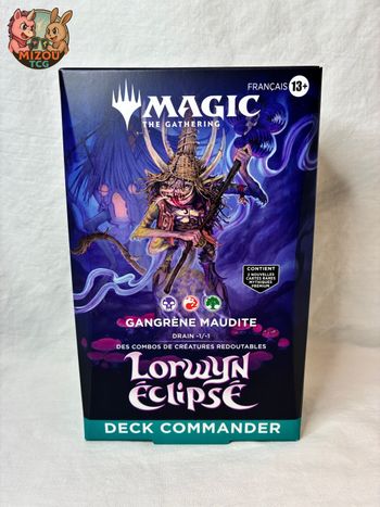 Deck Commander Magic Lorwyn Éclipsé Gangrène Maudite FR