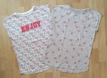 Lot de 2 t-shirts fille 10 ans