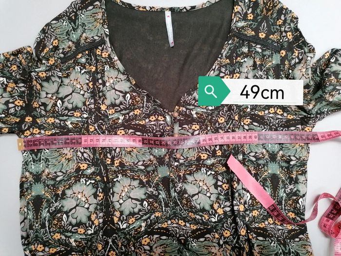 Robe kaki fleuri 42 - photo numéro 12