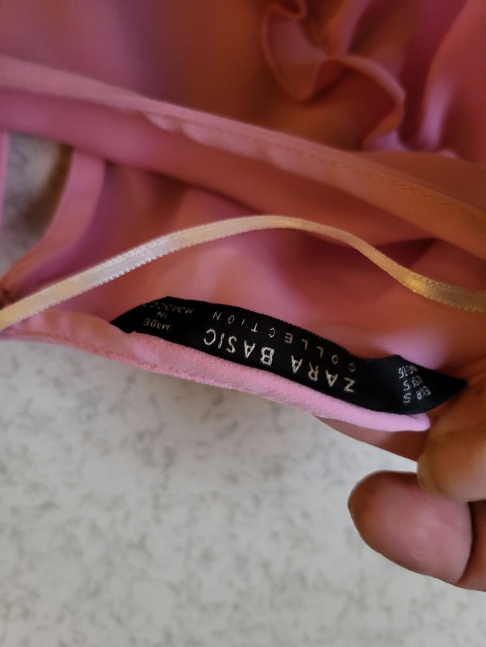 Haut rose zara basic - photo numéro 2