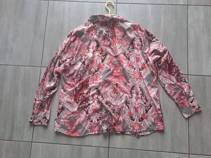 Chemise rose gris my way FER Taille 50 - photo numéro 10
