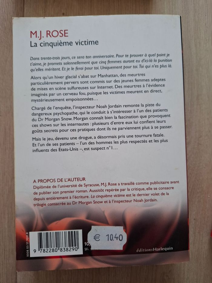 Lot de 4 thrillers en bon état - photo numéro 5