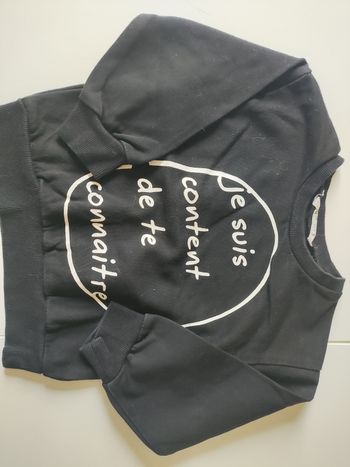 Pull noir shein 4 ans