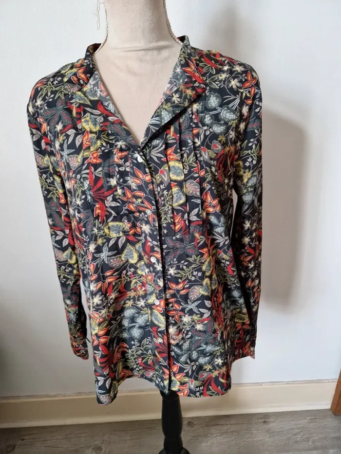 Chemise feuillage super u taille 44