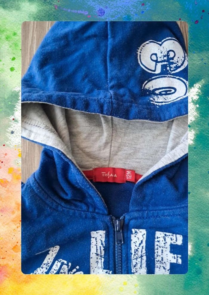 Lot 12 mois tshirt pull - photo numéro 5