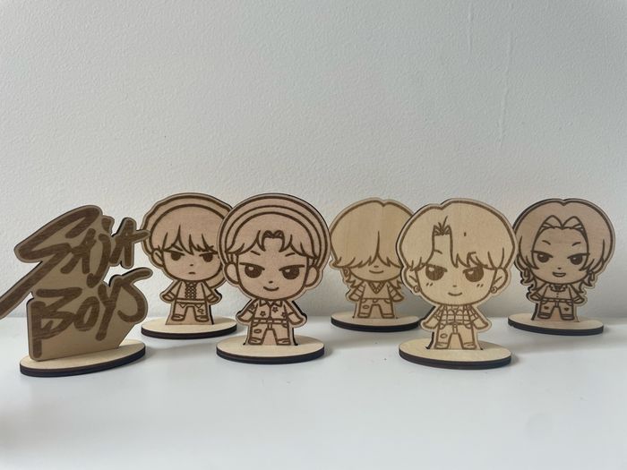 Figurine en bois Kpop demon hunters - photo numéro 3