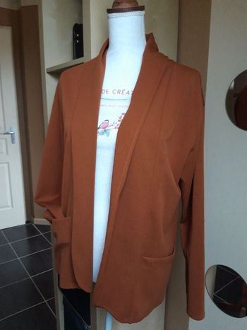 Veste blazer camel foncé neuve