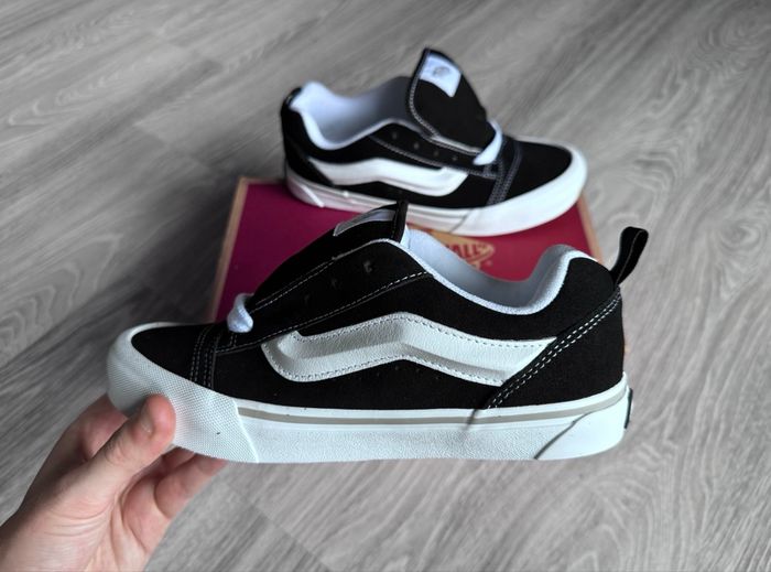 Vans knu skool noir blanc - photo numéro 3