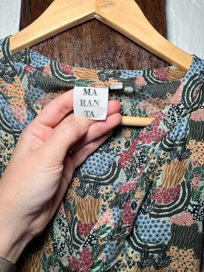 Blouse fleurie - Maranta - 44 - photo numéro 6