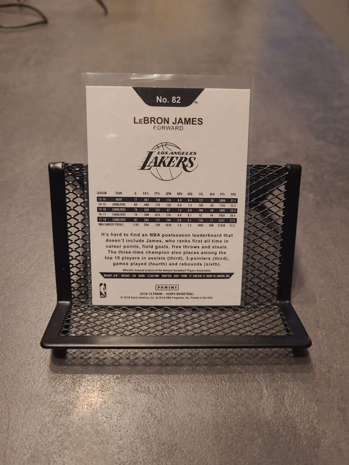 Carte nba lebron james - photo numéro 2